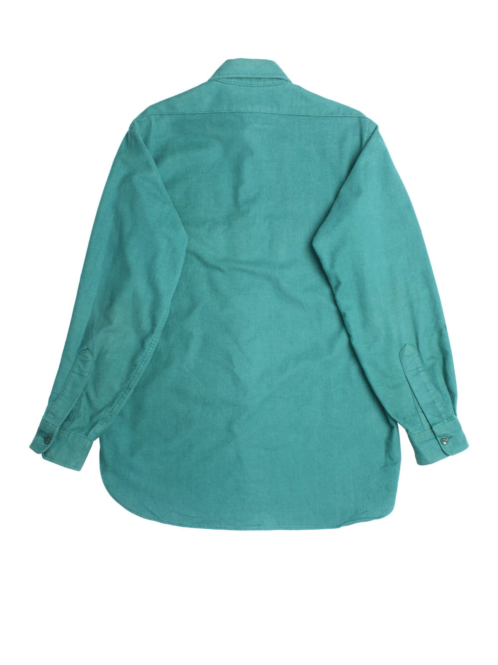 L.L Bean Shirt in a green colourway, button up with front patch pockets.