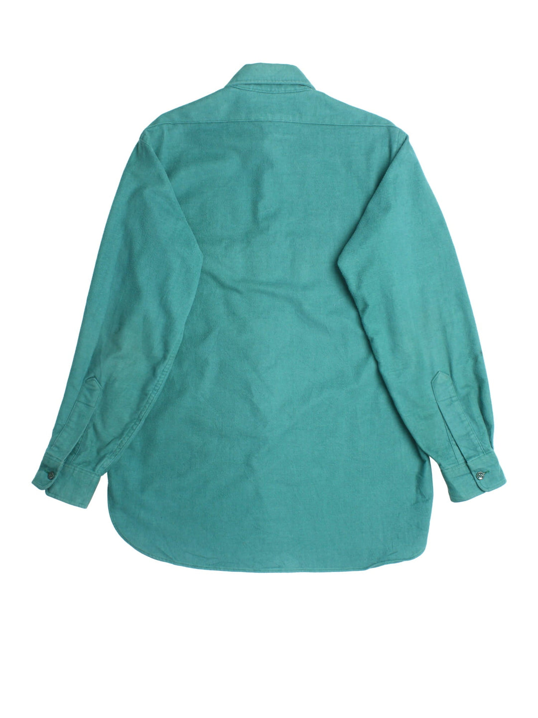 L.L Bean Shirt in a green colourway, button up with front patch pockets.