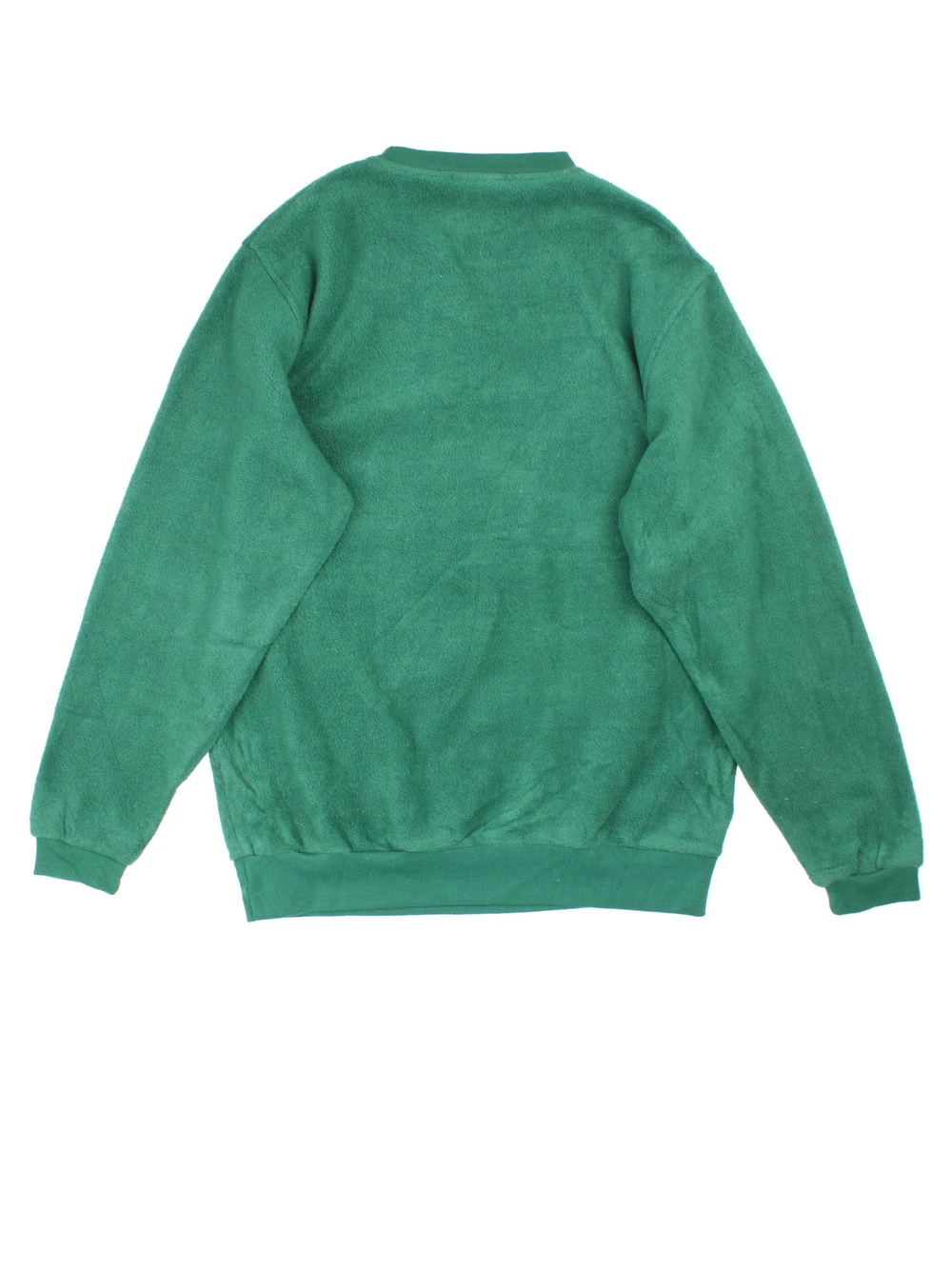 Vintage 90's Disney Winnie The Pooh Fleece Jumper in a green colourway. Crew neck and has embroidered graphic on the front.