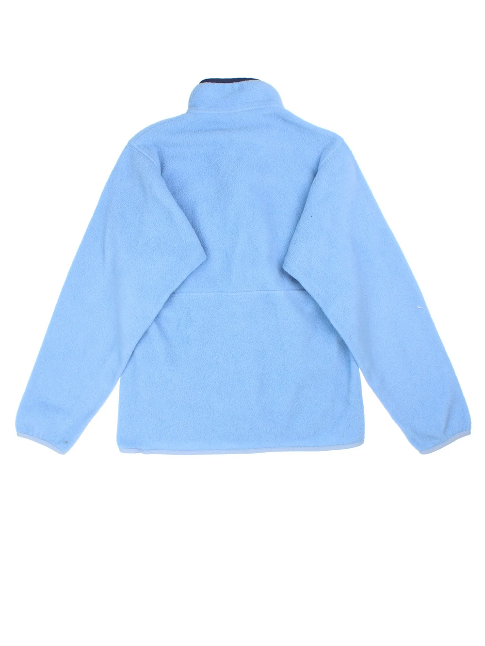 Vintage Patagonia 1/4 Zip Fleece in a blue colourway. Kangaroo pocket and has embroidered logo on the front.