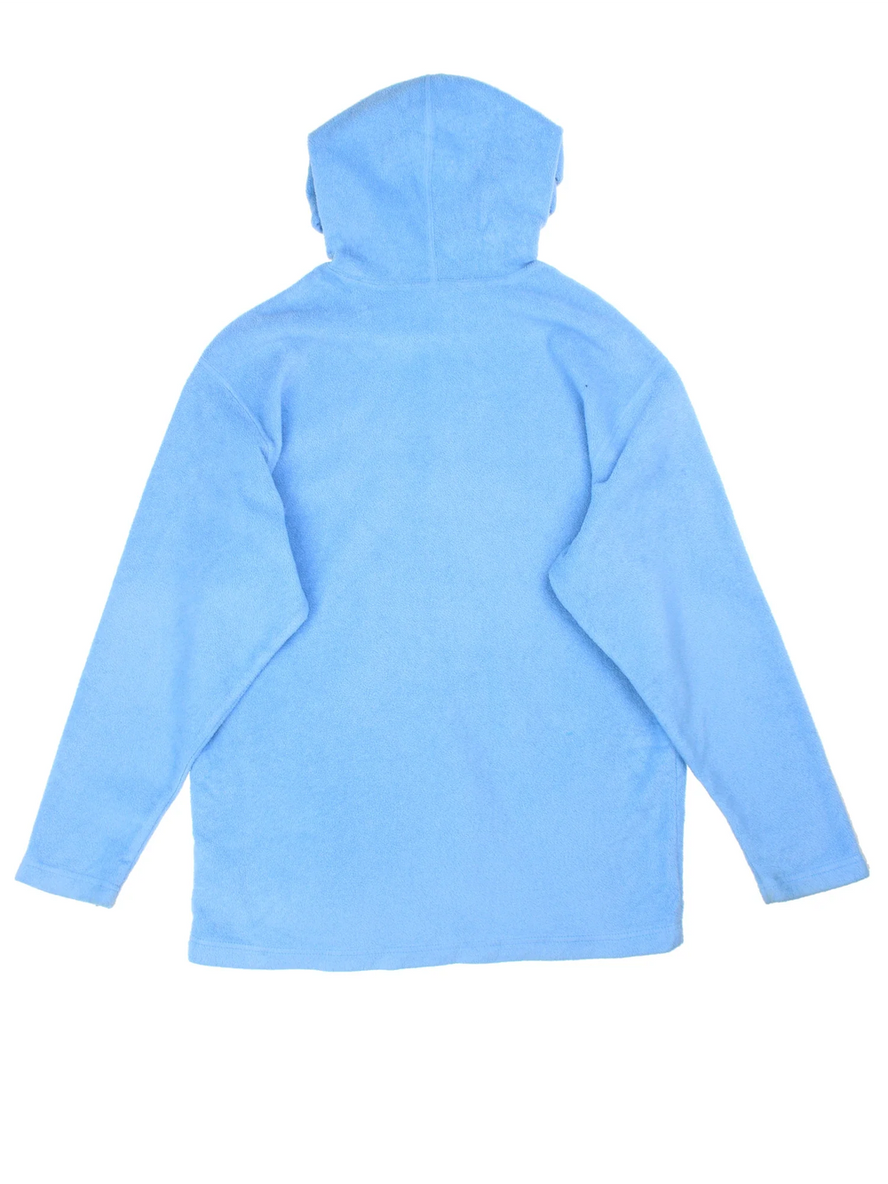 Vintage 90's Nike Hoodied Fleece in a blue colourway. Kangaroo pocket and has embroidered logos on the front.