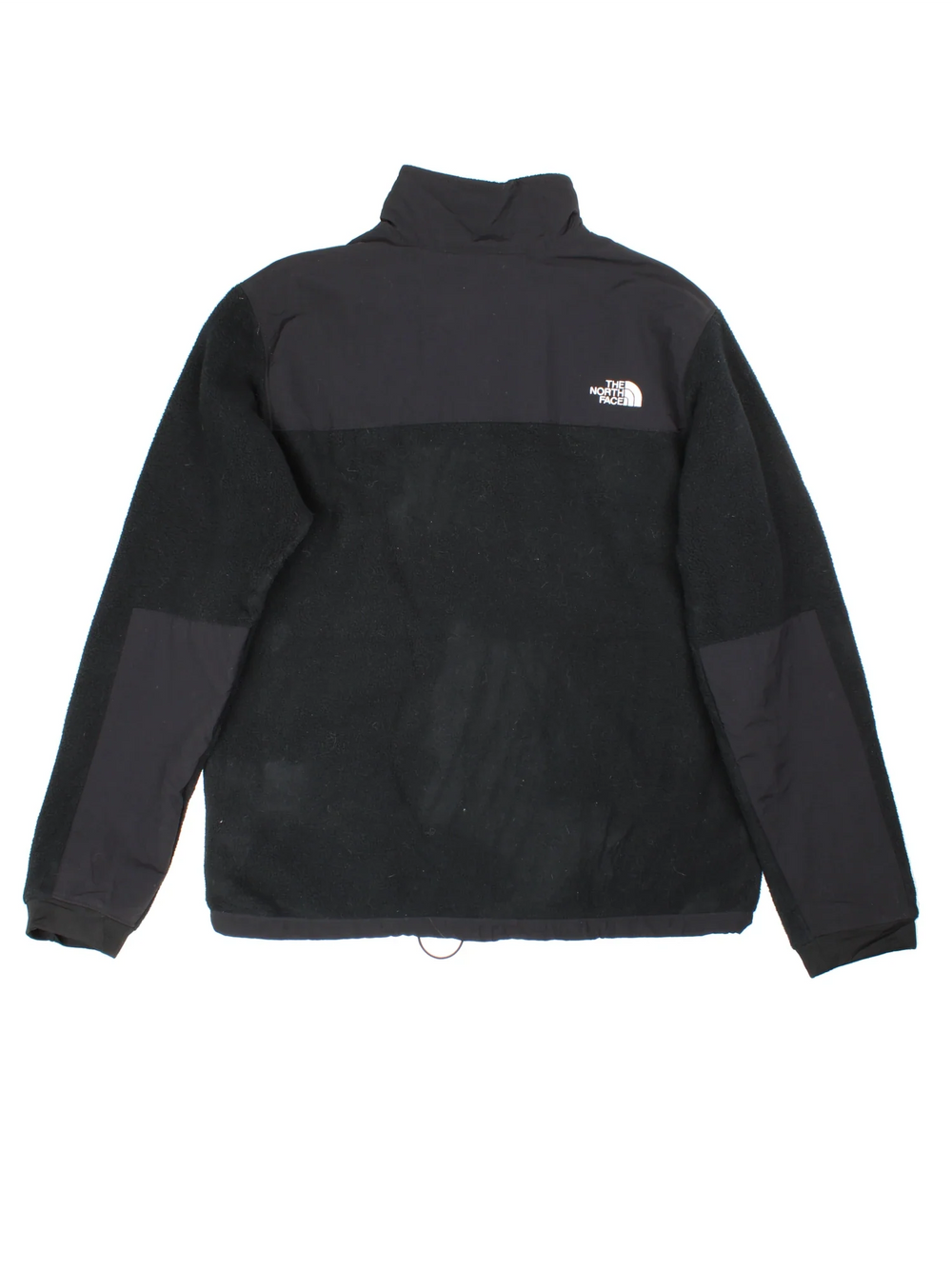 Vintage The North Face Denali Fleece in a black colourway. Zips up with multiple pockets and has embroidered logos on the front/back.