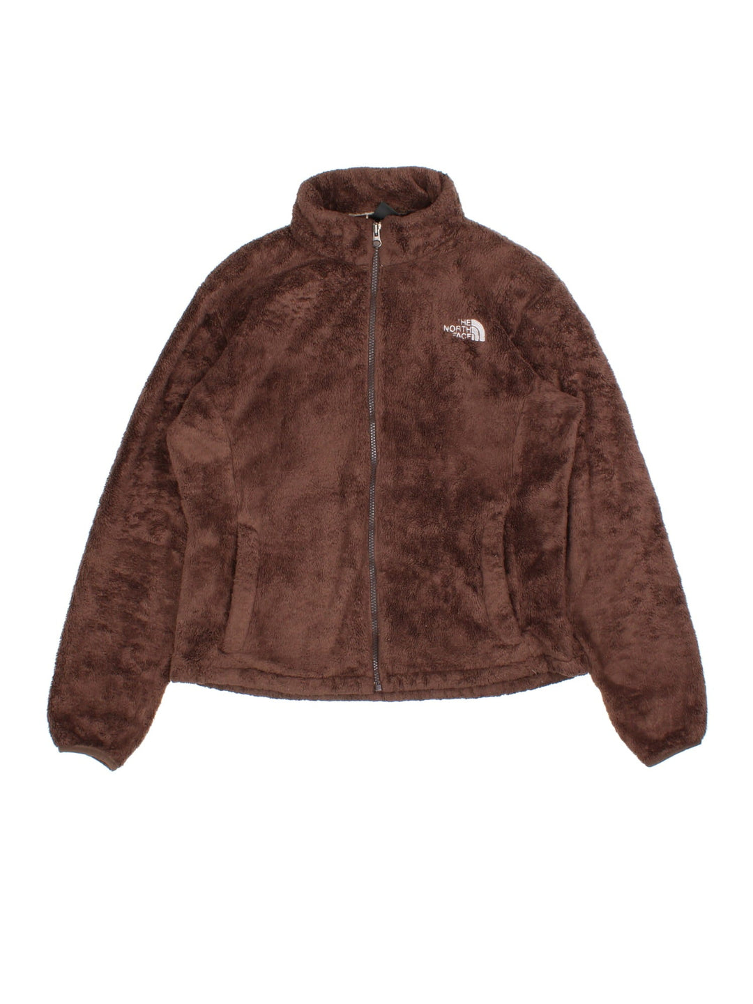 The North Face Osito Fleece in a brown colourway. Full zip with side pockets and small classic logo on the front.