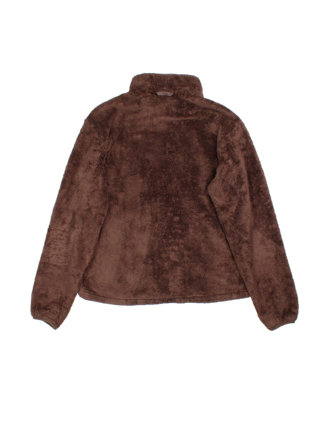 The North Face Osito Fleece in a brown colourway. Full zip with side pockets and small classic logo on the front.