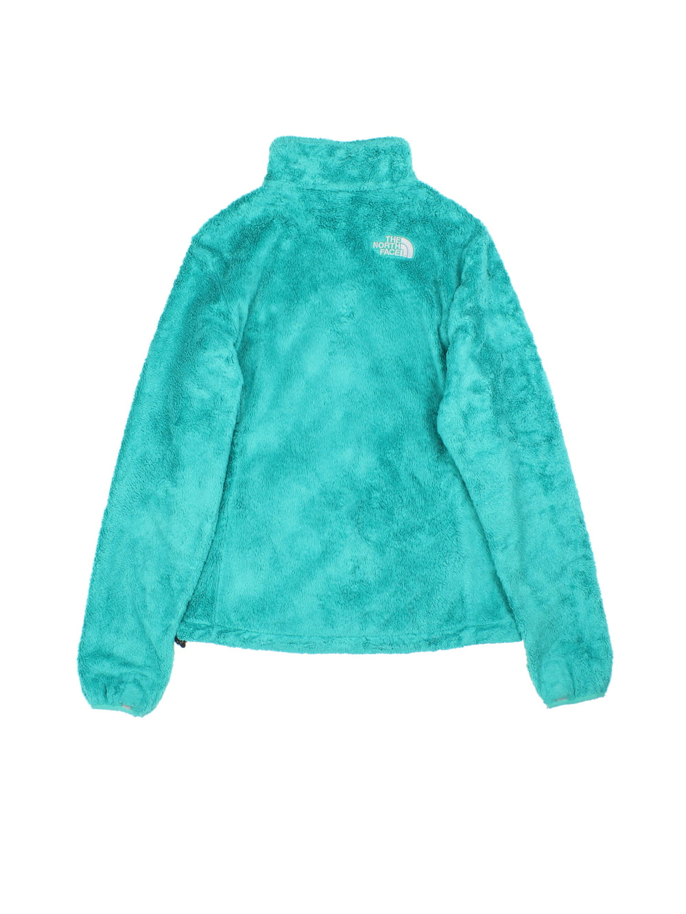 The North Face Osito Fleece in a blue colourway. Full zip with two pockets and small classic logo on the front.