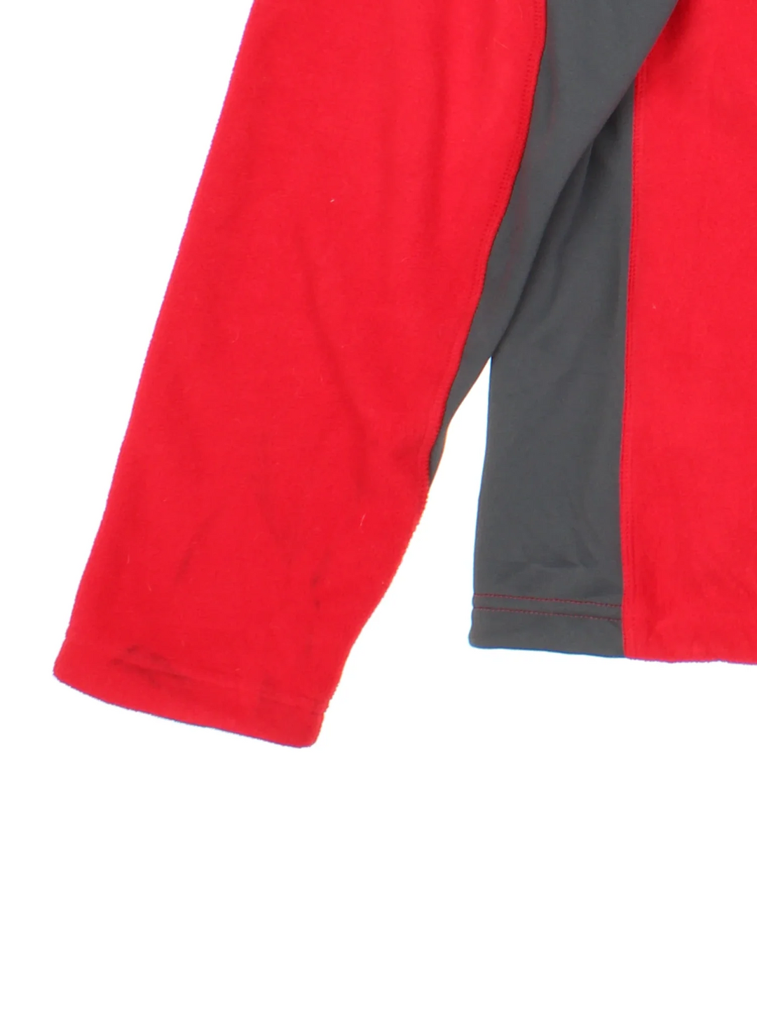 Vintage Nike ACG Fleece in a red and grey colourway. Zips up and has multiple pockets, and the logo on the front.