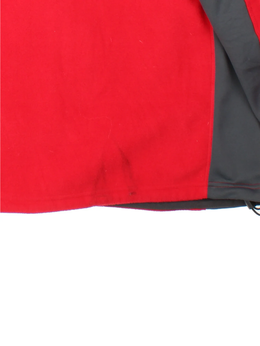 Vintage Nike ACG Fleece in a red and grey colourway. Zips up and has multiple pockets, and the logo on the front.