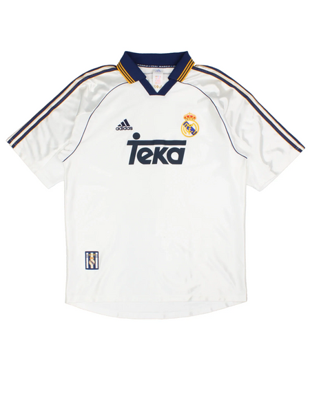 1998/00 Real Madrid Home Football Shirt (Size L)