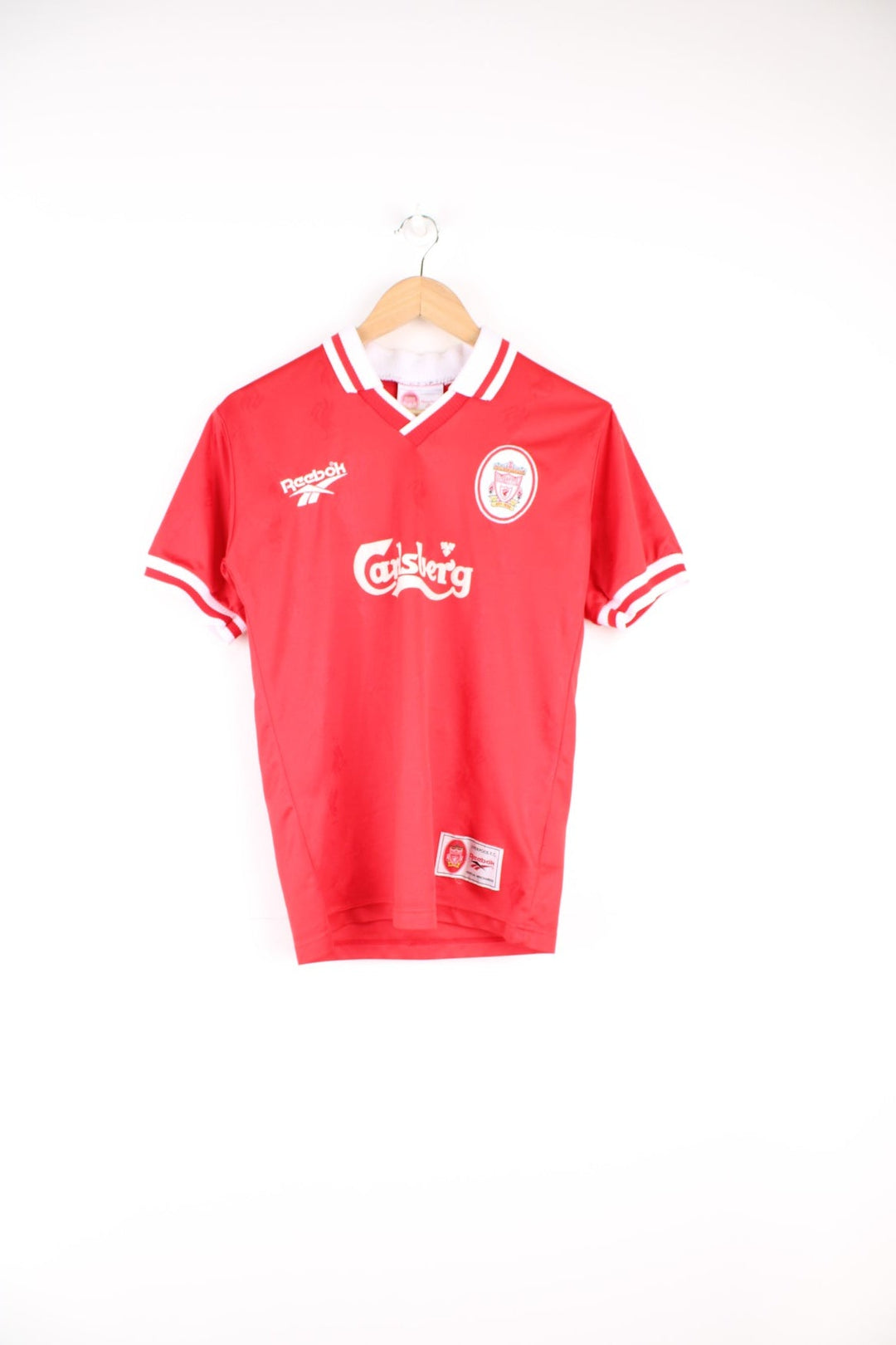 Liverpool 1996-1998 Home Football Top (Size XS) – VintageFolk