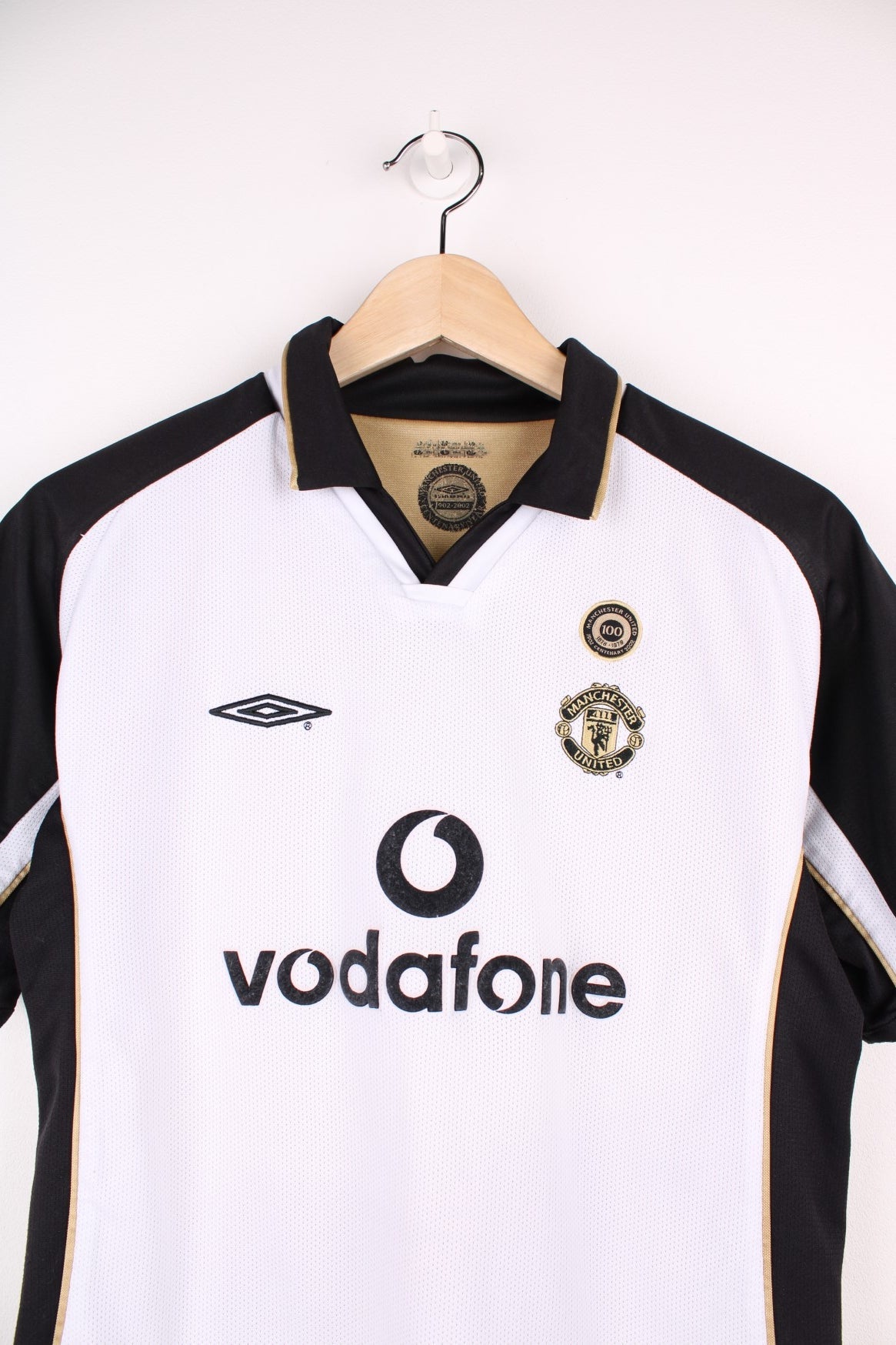 Manchester United 2001-02 Reversible Centennial Retro Jersey