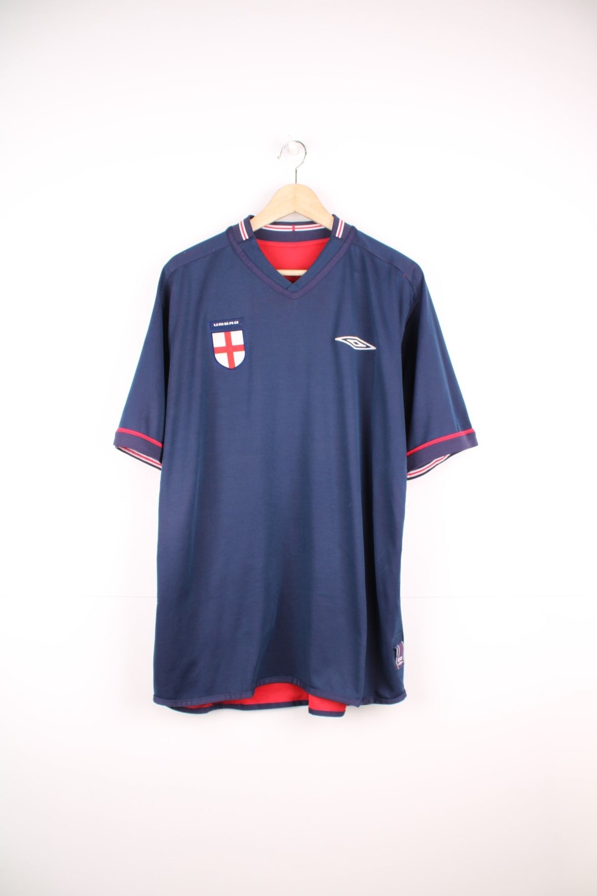 England 2002 04 Reversible Away Football Shirt VintageFolk
