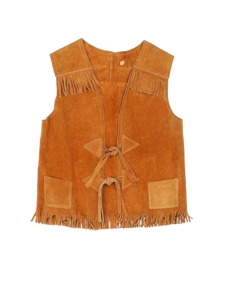 70's Western Fringe Waistcoat (Size XXS)