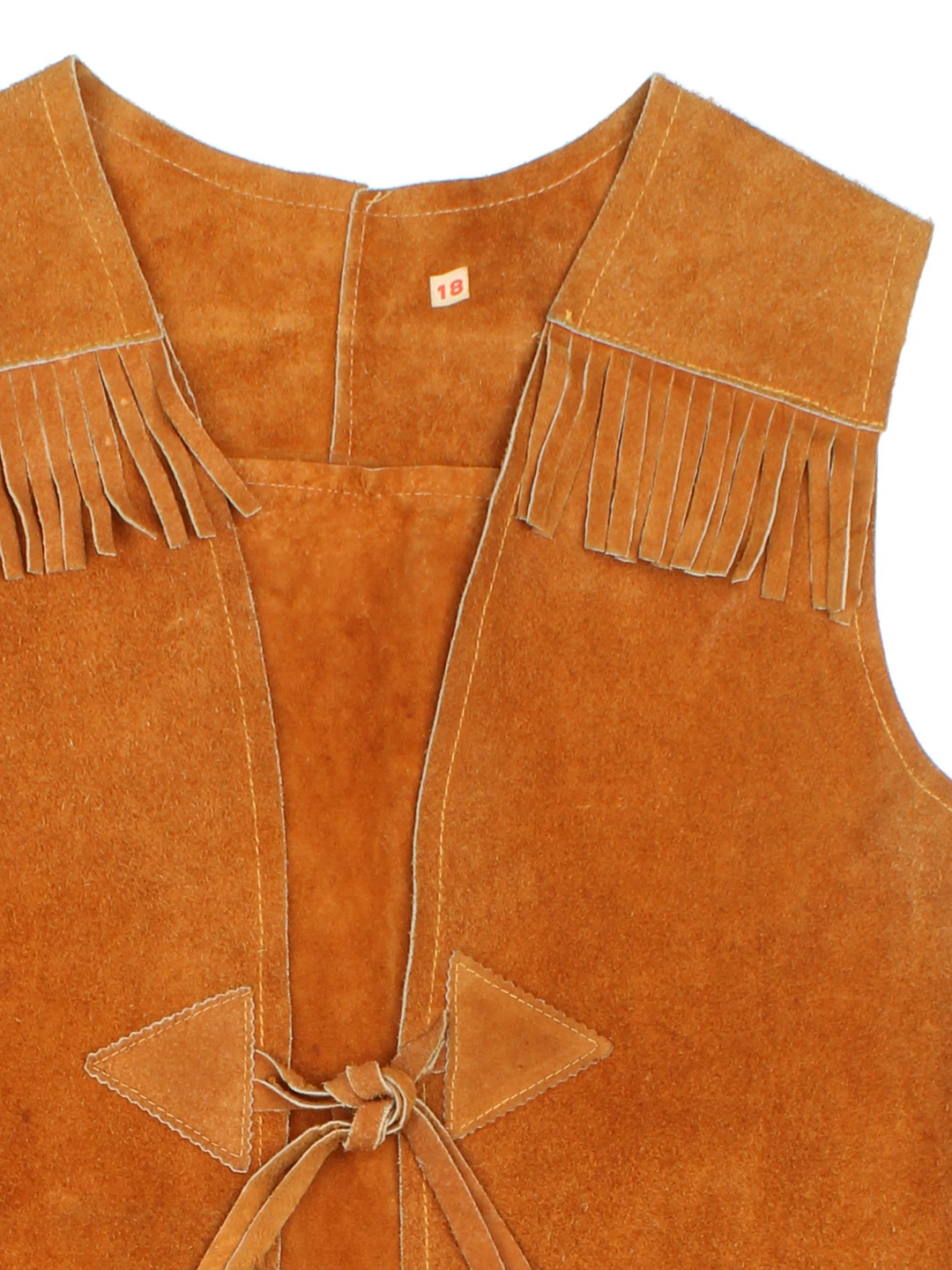 70's Western Fringe Waistcoat (Size XXS)