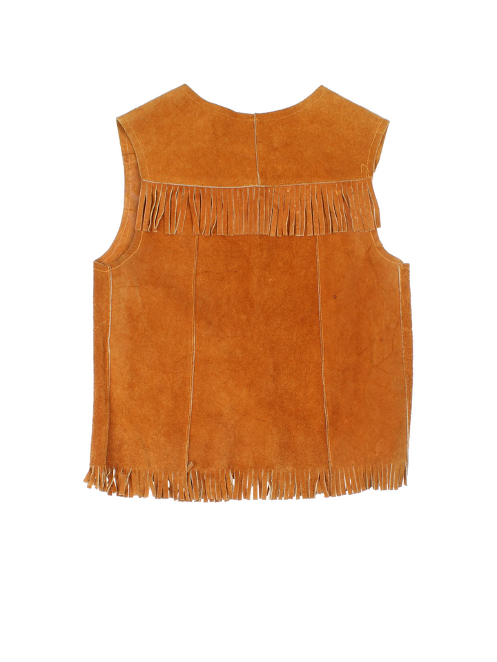 70's Western Fringe Waistcoat (Size XXS)