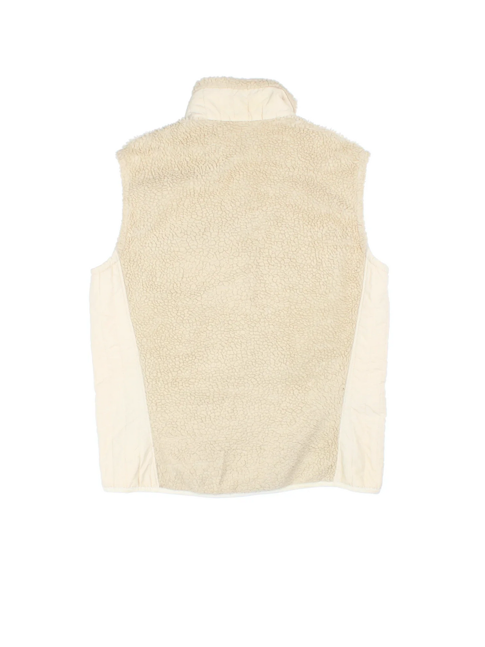 Patagonia Retro-X Fleece Vest in a tan colourway. Zip up closure and has side pockets, and the logo embroidered on the front.