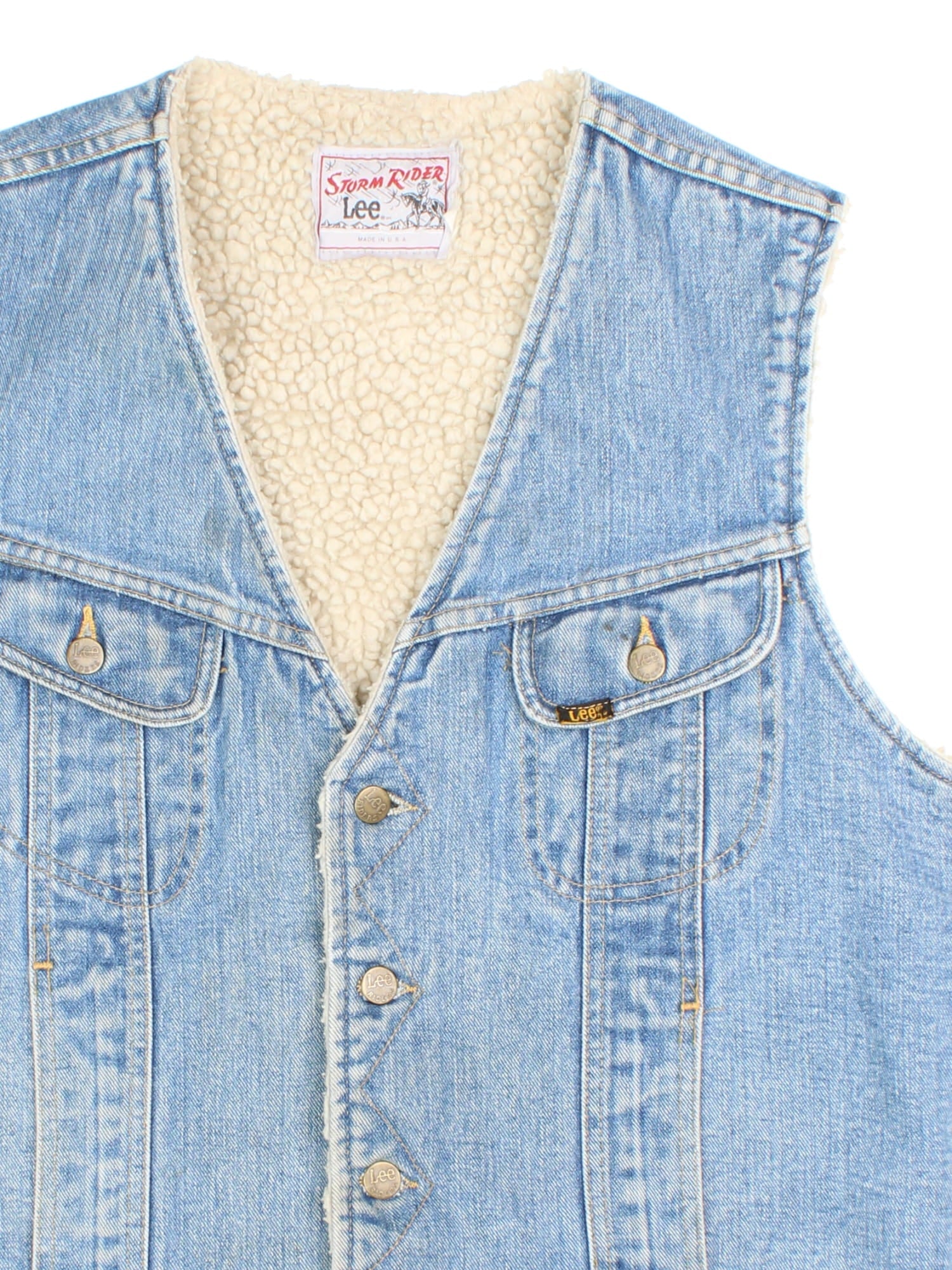 Vintage Lee Storm Rider Denim Vest – VintageFolk