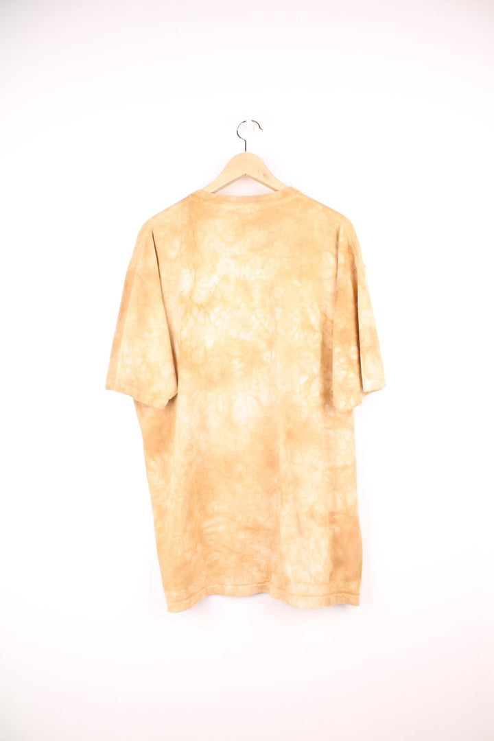 Simon And Garfunkel "Old Friends" In Concert 2003 T-Shirt, in beige tie dye.