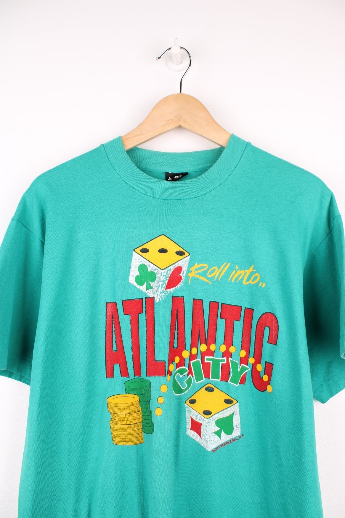 90s Roll Into Atlantic City T-Shirt (Size M) – VintageFolk