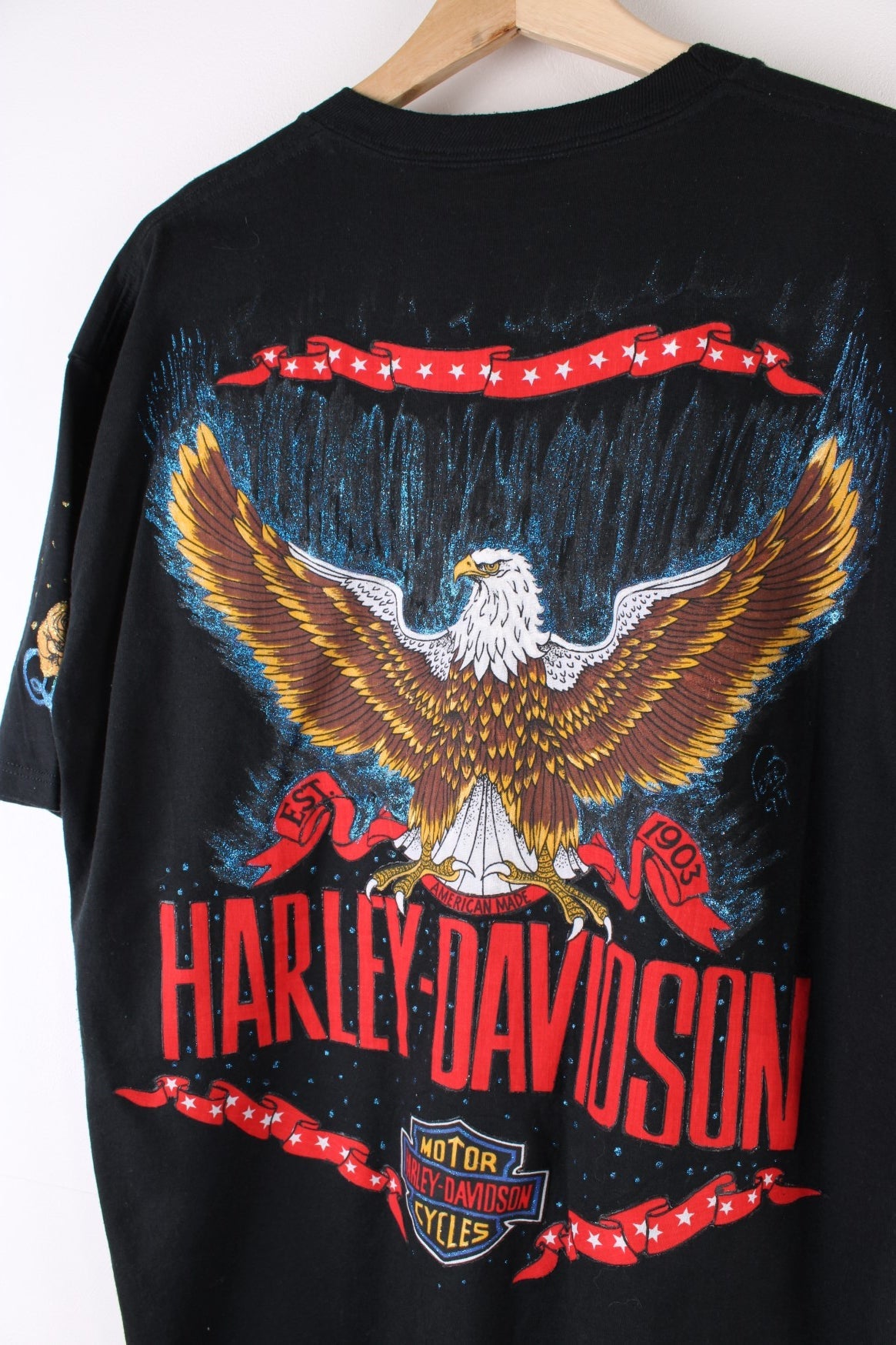 Harley Davidson Painted T-Shirt (Size XL) – VintageFolk