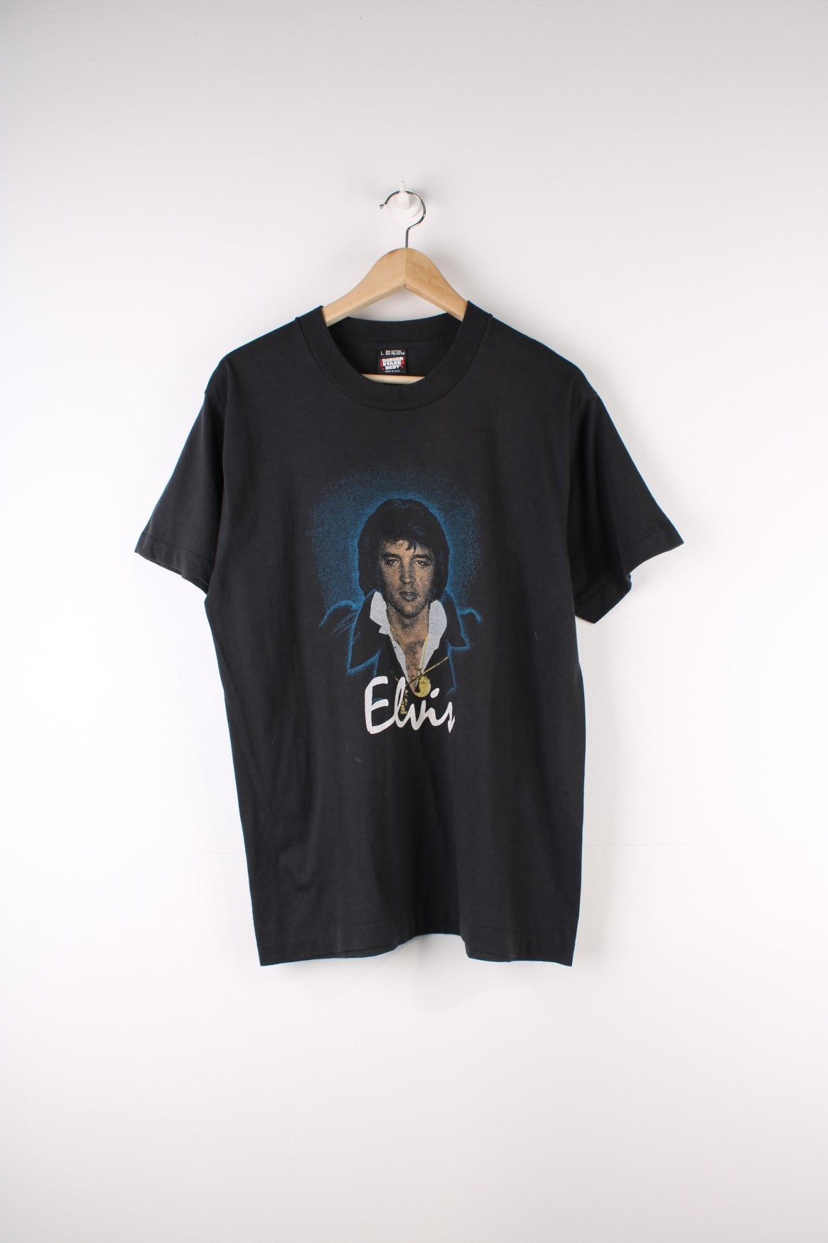Vintage 70s Original Elvis Presley The King Lives On T-Shirt