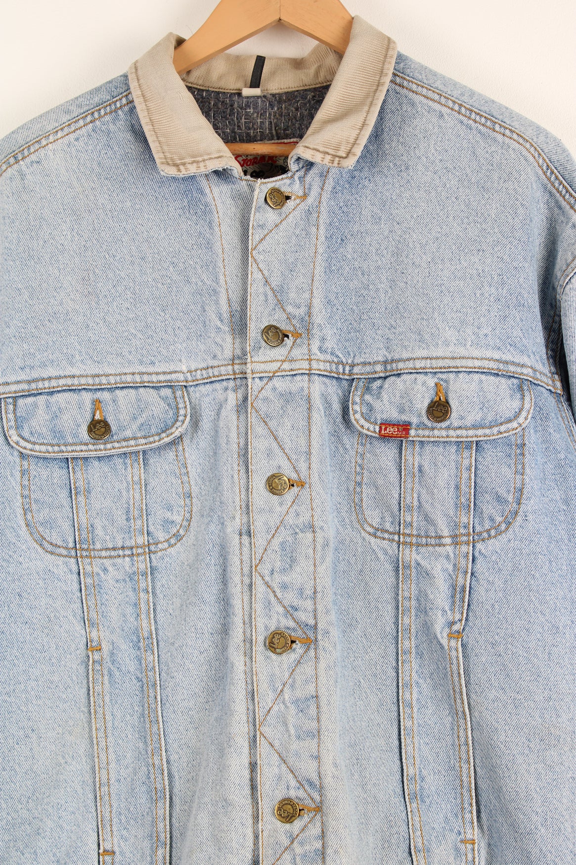 RARE VINTAGE 1980 LEE STORM RIDER MADE IN USA. DENIM JACKET