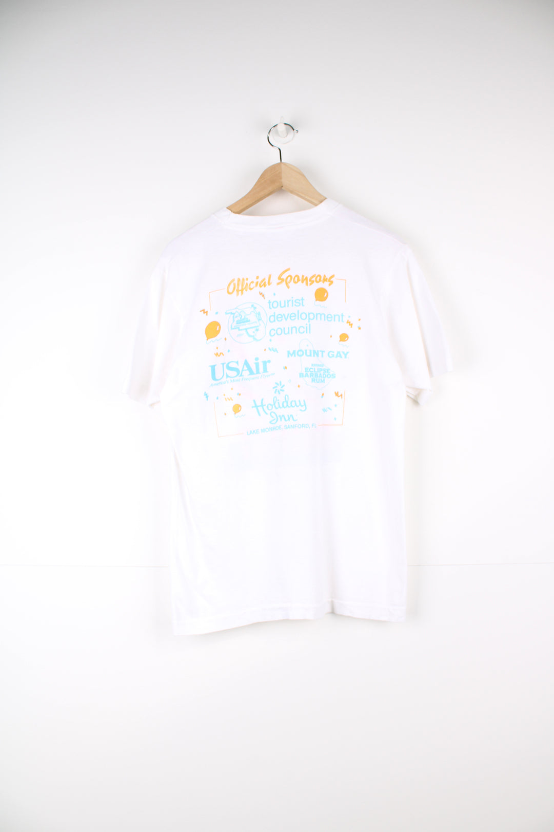 Vintage 1991 made in the USA  Florida Citrus Sail Fest t-shirt by Fruit of Loom with printed graphic on the front and back 