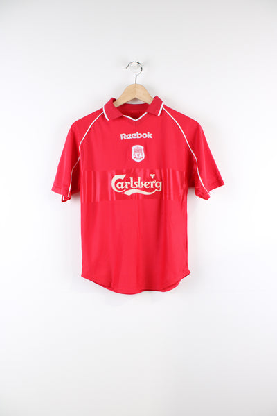 Vintage Liverpool Home Kit 2000/02, Reebok sponsor, red team colourway with embroidered logos on the front. 