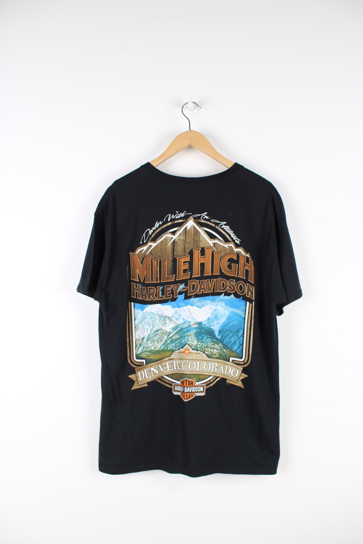 Harley-Davidson ブラック Tシャツ Mサイズ Harley Davidson 105 Years T-Shirt-Women's Size Medium-Color