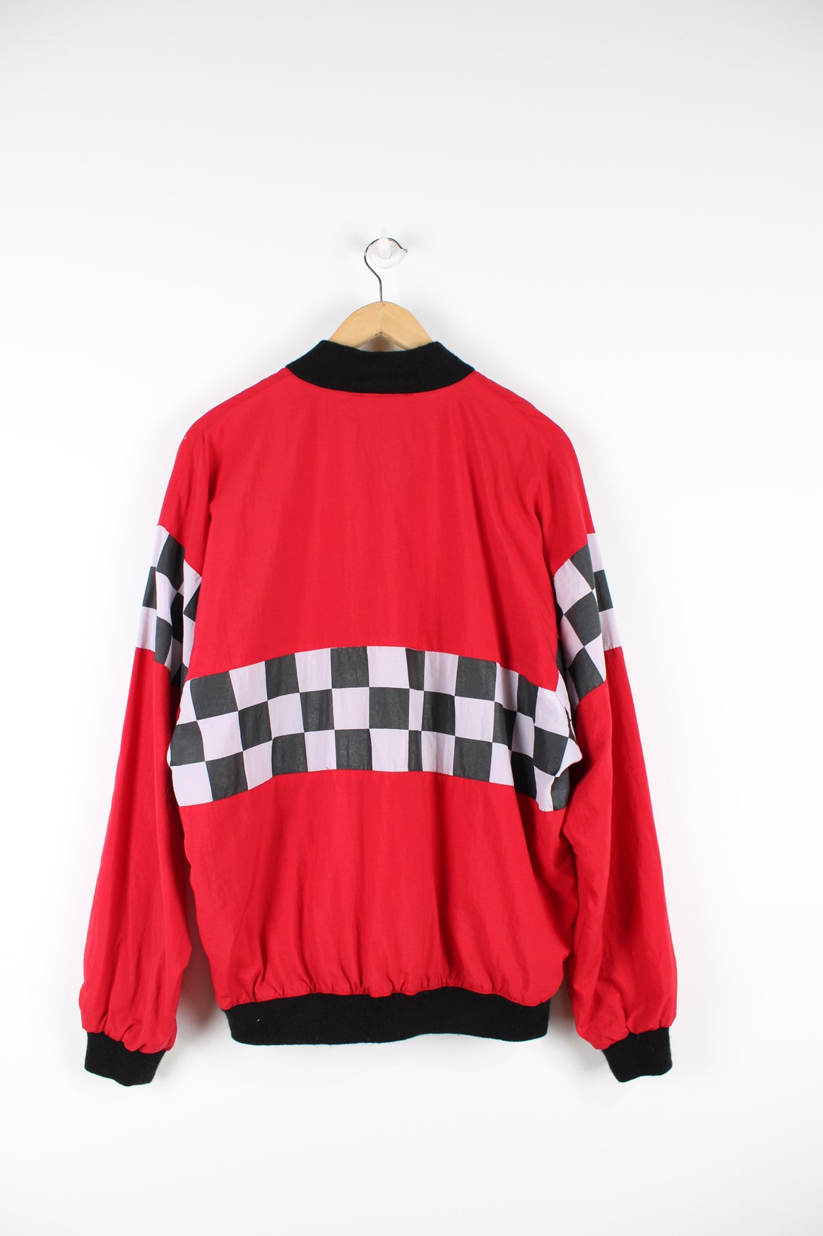 NASCAR King of Beers Red Black Budweiser Racing Jacket