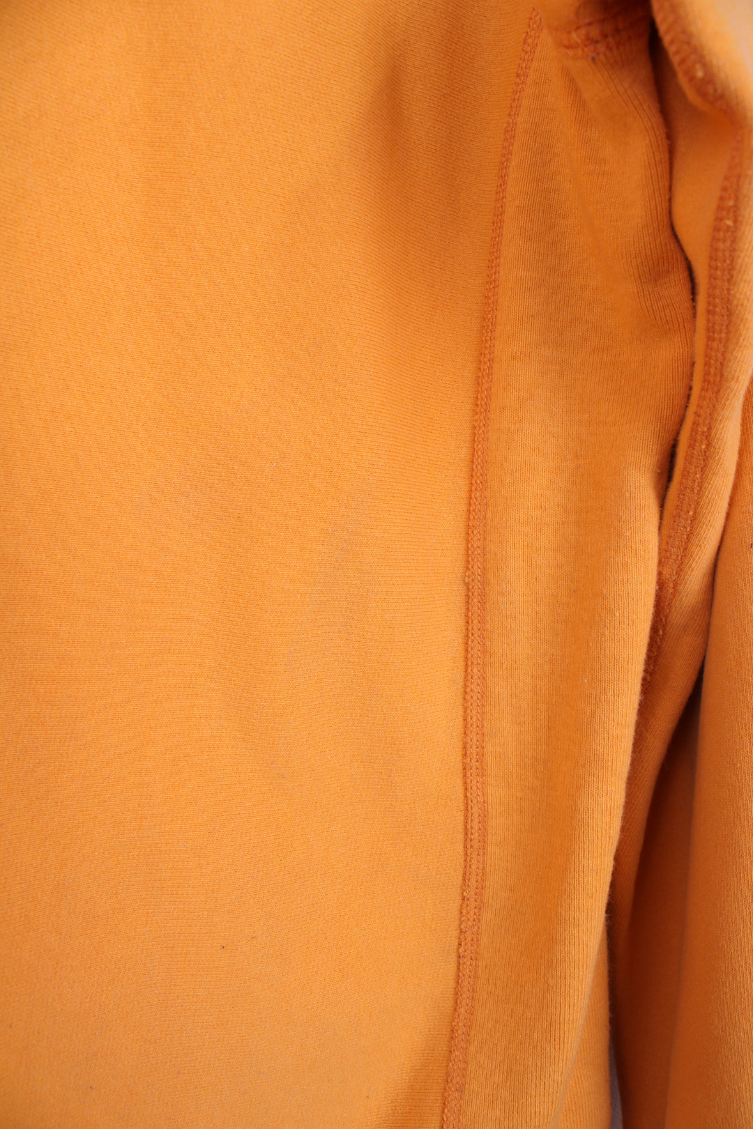 Supreme x Playboy 100% cotton hoodie in orange, made in Canada. Features embroidered spell-out logo across the chest