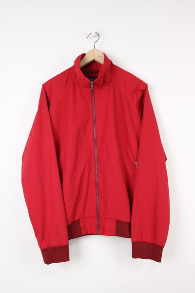 Patagonia all red full zip up windbreaker/bomber jacket 