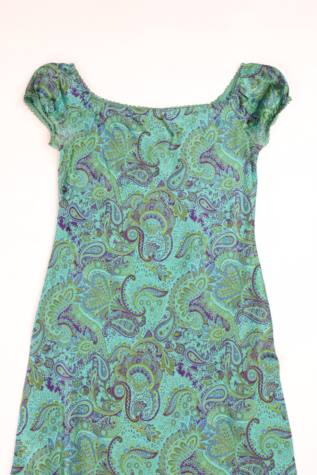 Y2K Paisley Midi Dress