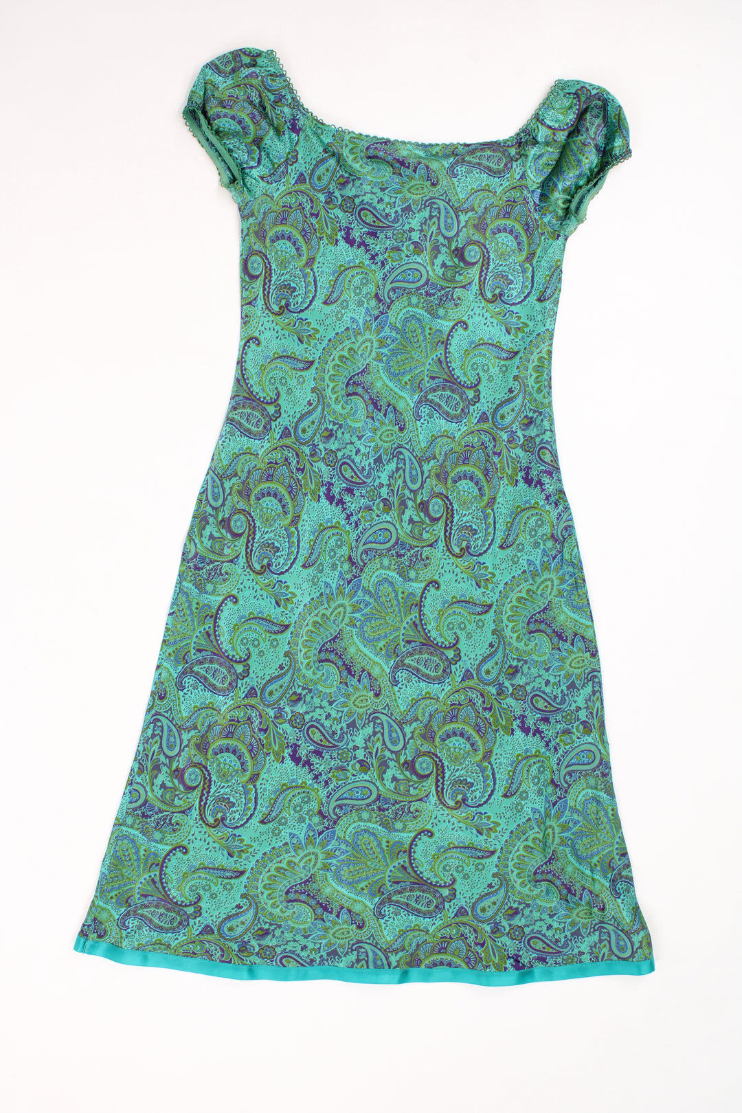 Y2K Paisley Midi Dress