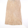 Suede Maxi Skirt