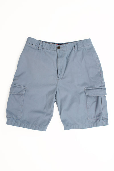 Pale blue Chaps casual cotton shorts with cargo style pockets 