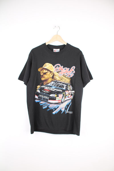 Vintage Dale Earnhardt x Nascar t-shirt in black by Chase Authentics, features printed graphic on the front