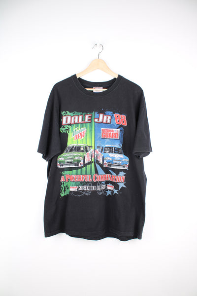 Vintage 2007 Dale Earnhardt Jr graphic t-shirt by Chase Authentics, features printed graphic on the front