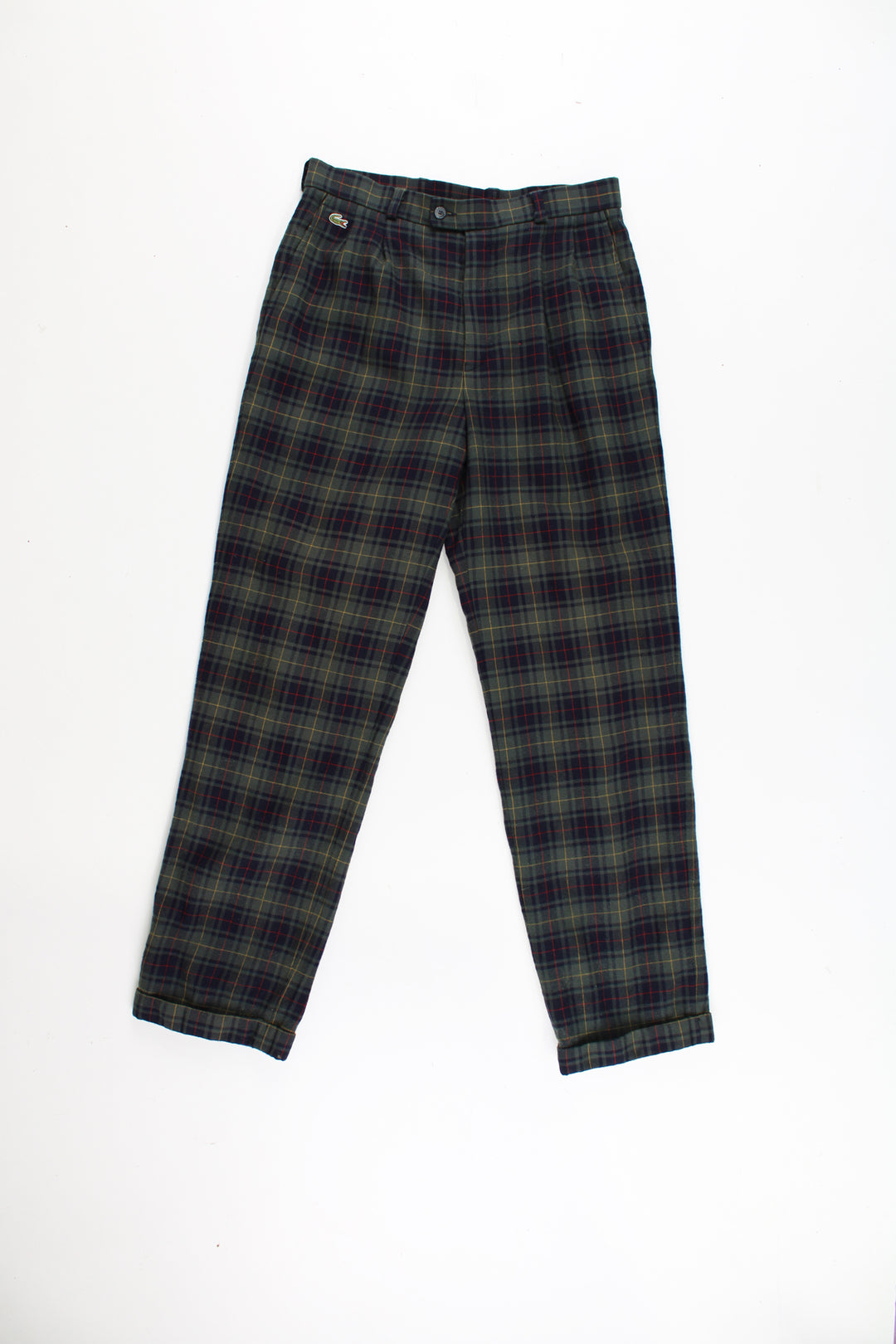 Lacoste Plaid Trousers – VintageFolk