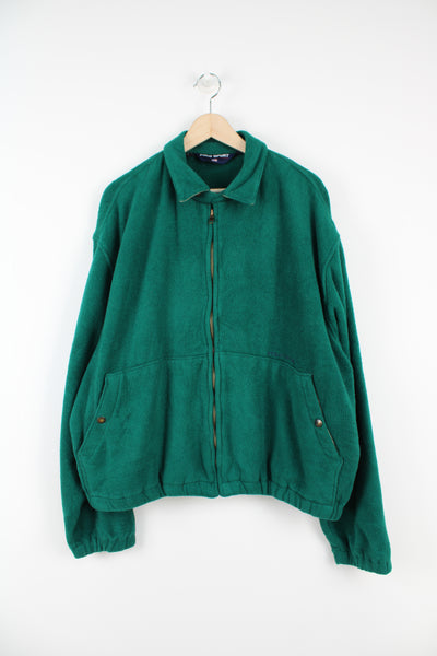 Green Polo Sport by Ralph Lauren zip through fleece with embroidered  logo above the pocket 