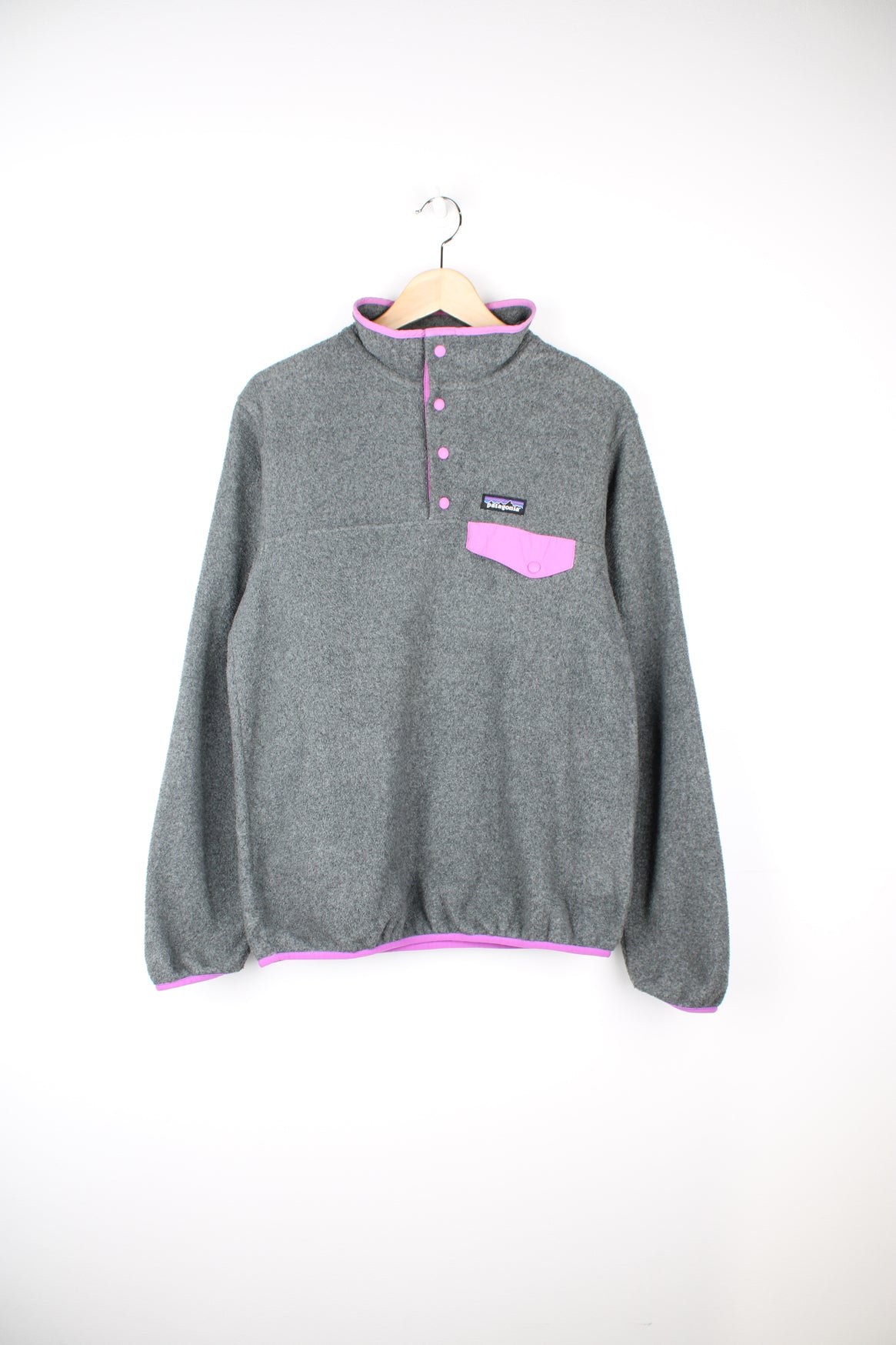 Patagonia fleece quarter online button