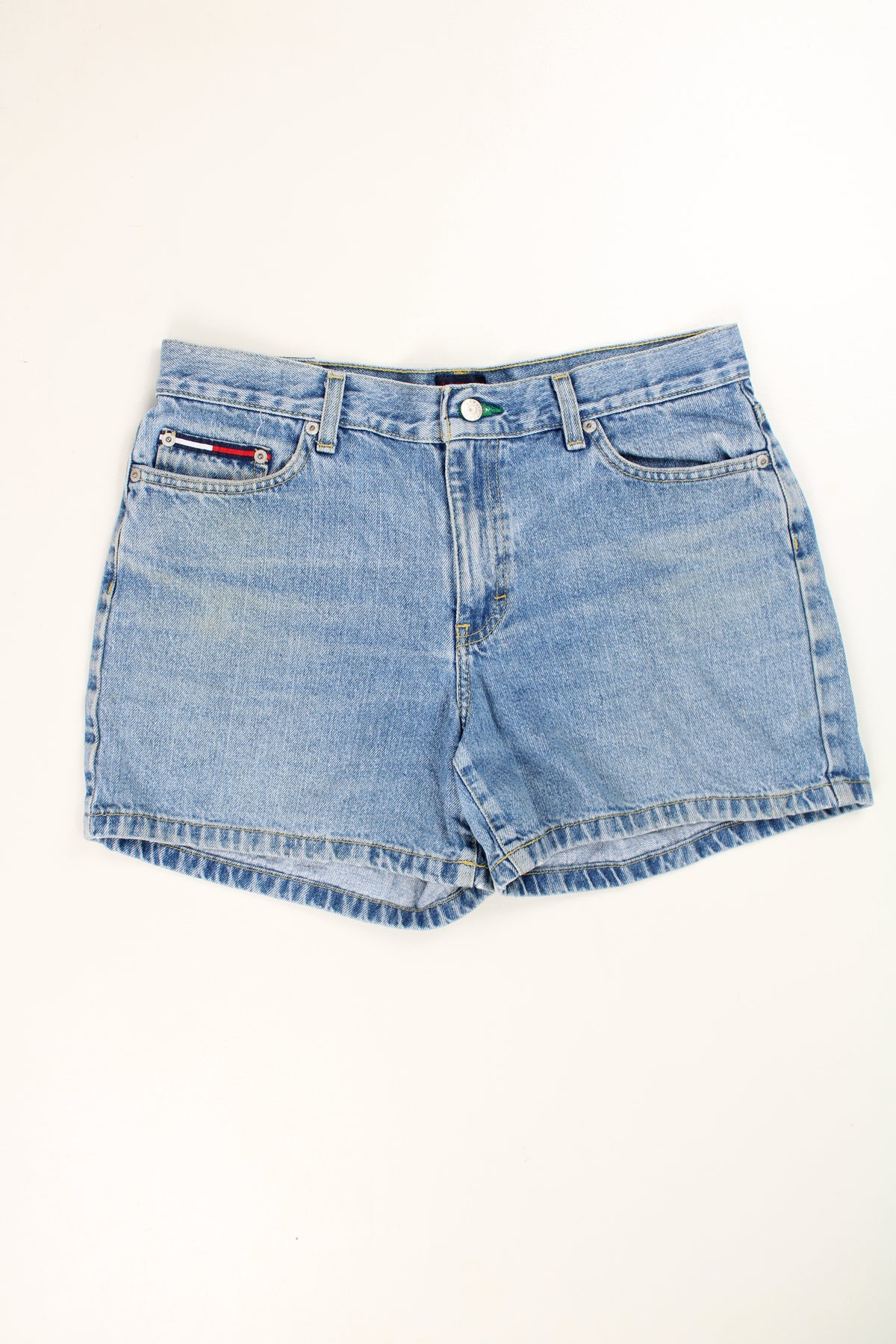 Vintage tommy hilfiger jean shorts hotsell