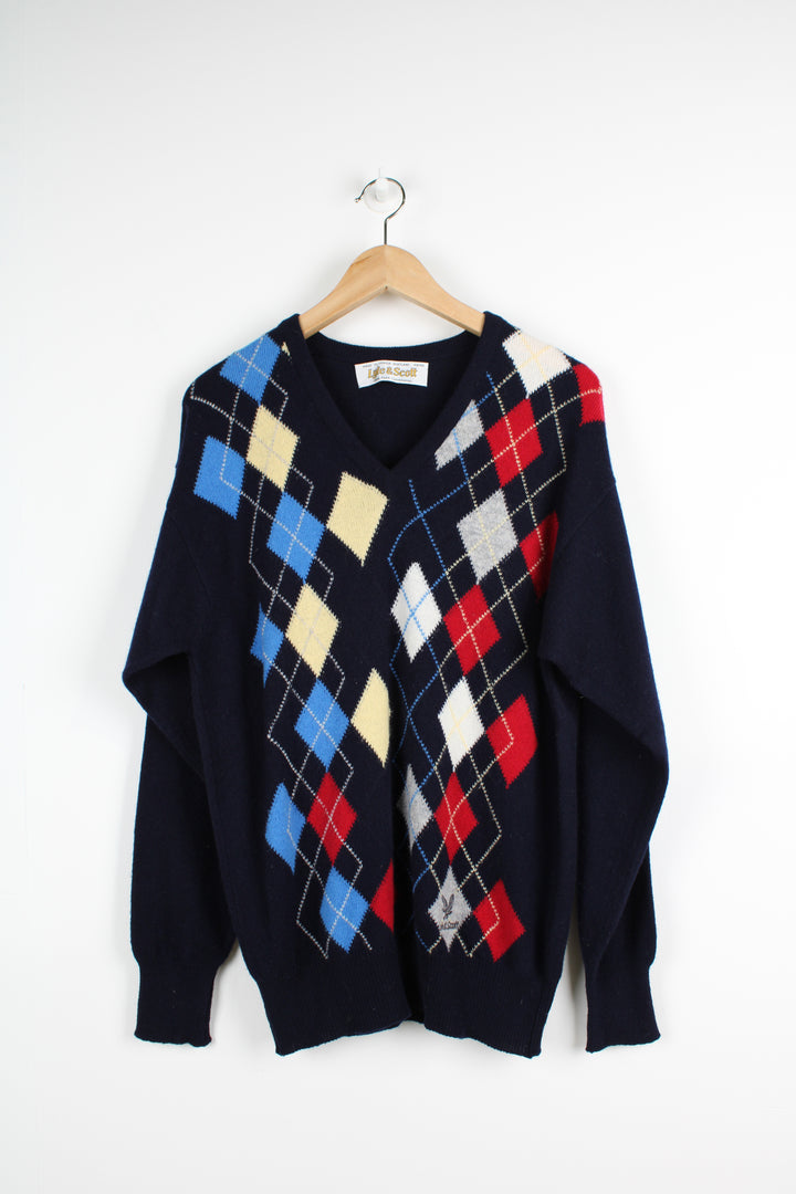 Lyle & Scott Patterned Knit (Size M)