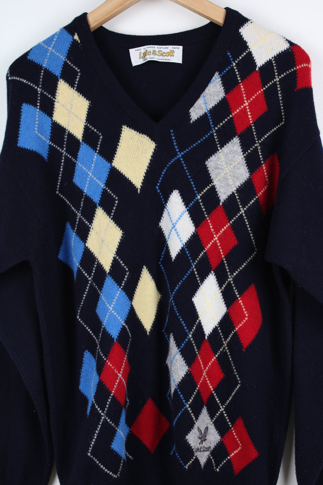 Lyle & Scott Patterned Knit (Size M)