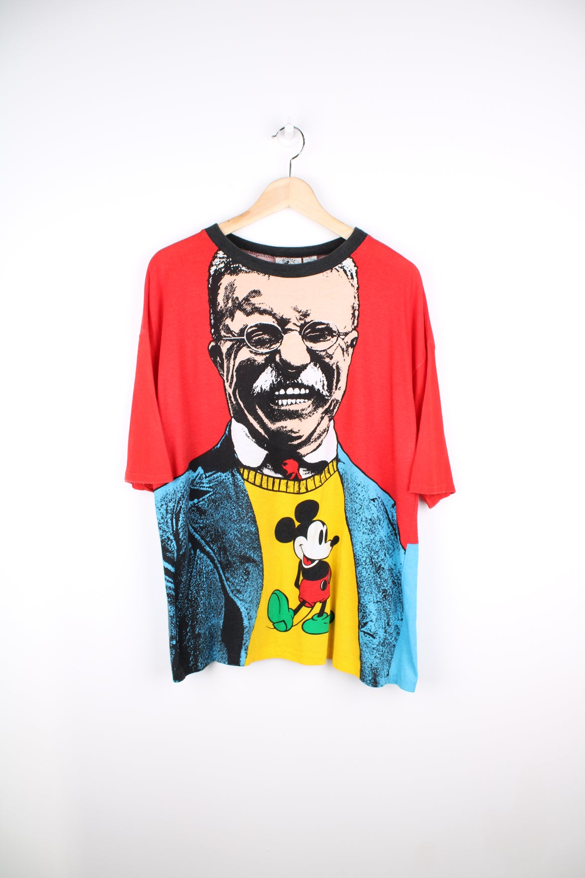 80's Roosevelt Mickey Mouse T-Shirt (Size L) – VintageFolk