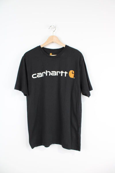 Carhartt original fit, black t-shirt with spell-out detail on the front