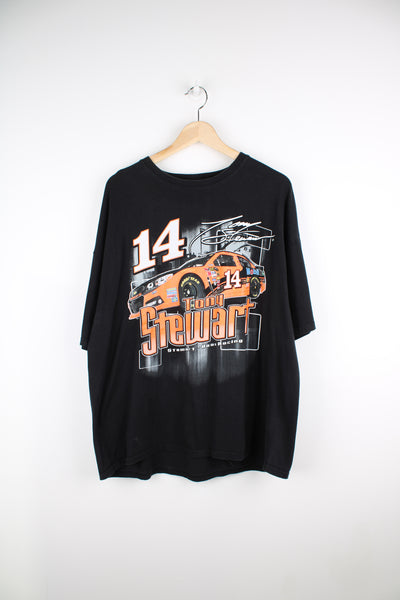 Modern Chase Authentics/ Tony Stewart NASCAR racing t-shirt. Features printed design on the front and back.  good condition Size in Label: Mens XXL