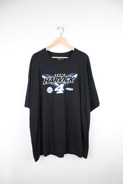 Modern Stewart - Haas/ Kevin Harvick NASCAR racing t-shirt. Features printed design on the front and back.  good condition Size in Label: Mens XXXL