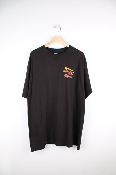 Black In-N-Out California t-shirt with graphic on front and back good condition Size in Label: XXL 