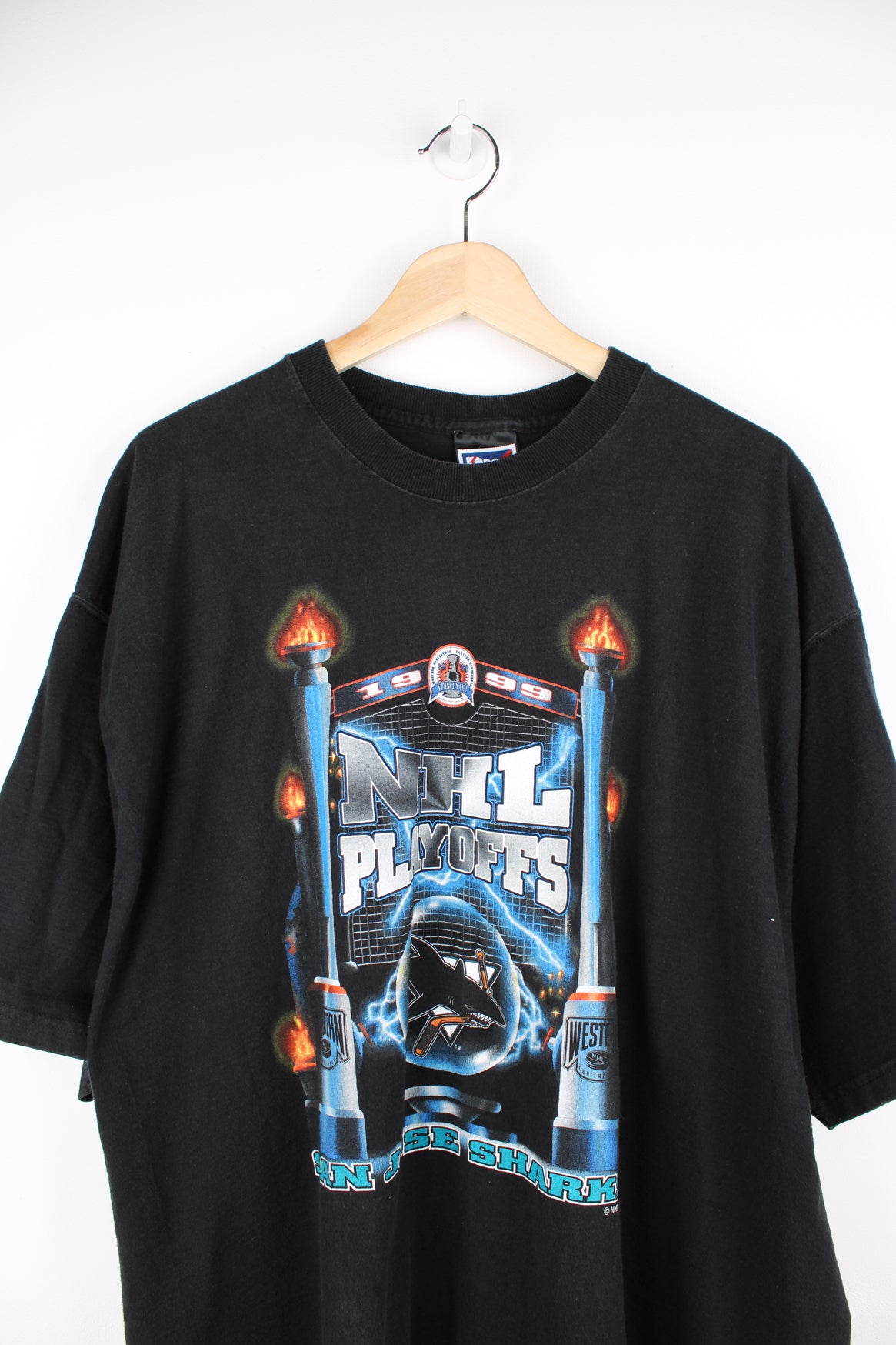 90's NHL San Jose Sharks T-Shirt (Size XXL) – VintageFolk