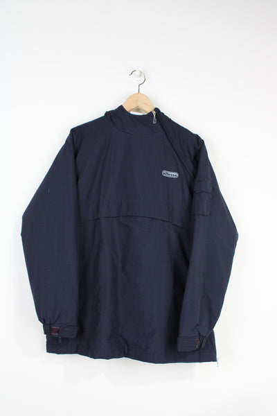 Ellesse 1/4 zip windbreaker jacket, with embroidered logo on the front